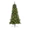 6ft. Pre-Lit Flat Back Montreal Mountain Pine Artificial Christmas Tree, White LED Lights